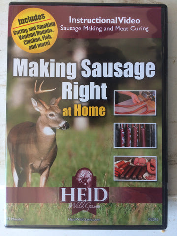 Making Sausage Right